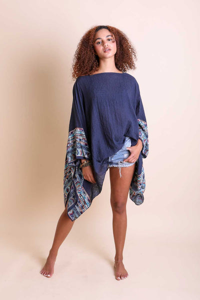 Geometric Embroidered Tunic - 7 colors