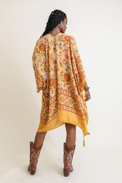 Moroccan Touch Tapestry Kimono - 4 colors