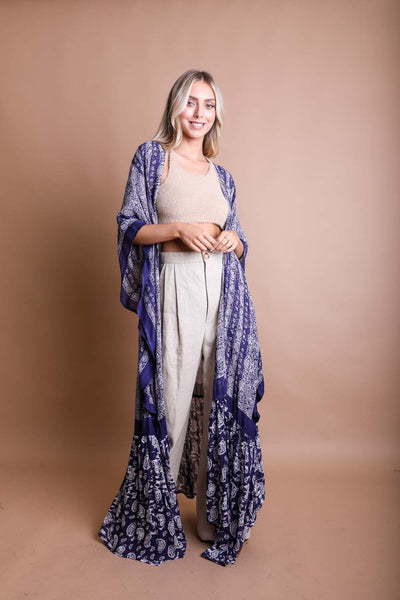 Paisley Free Flow Kimono