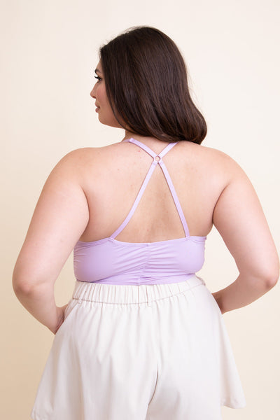 Ruched Bralette Plus Size