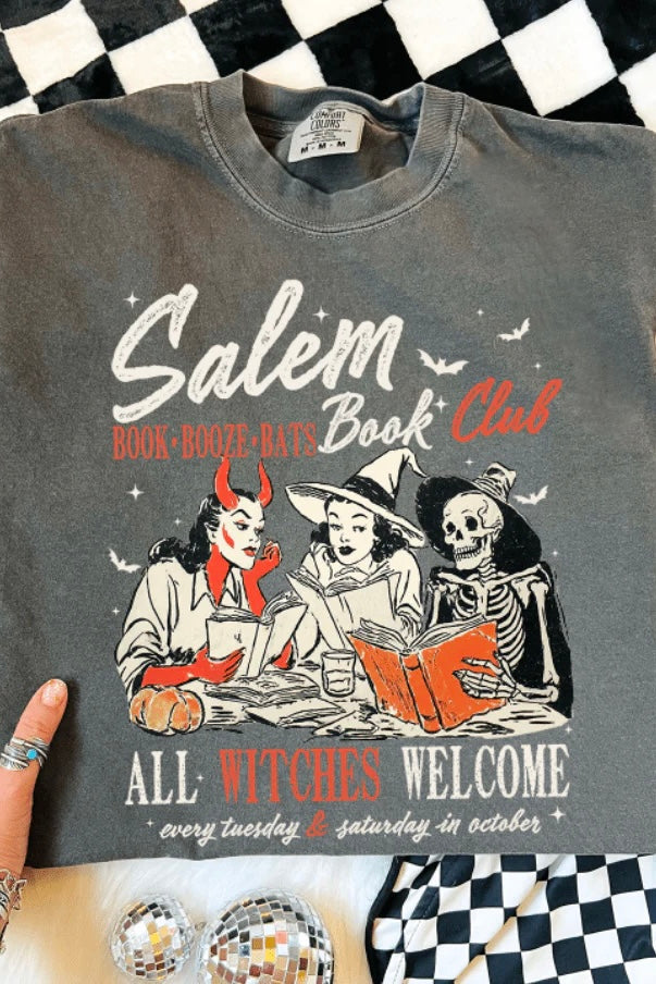 Grey Salem Book Club Tee