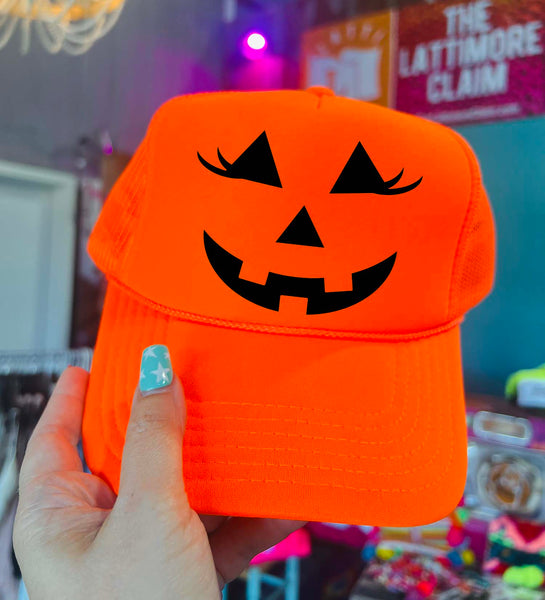 Happy pumpkin Face - Foam Trucker Cap