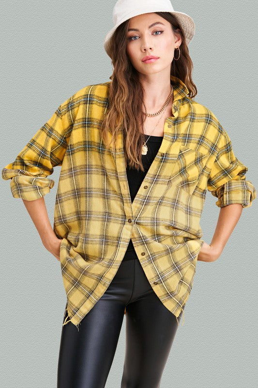 Oversized Flannel Shirt