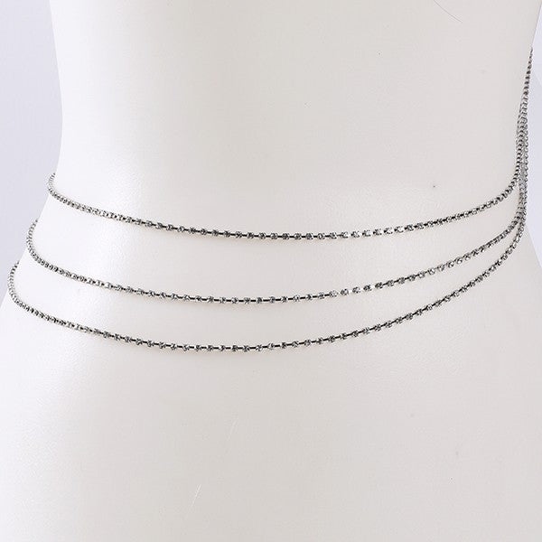 Rhinestone Waist Chain - 2 colors