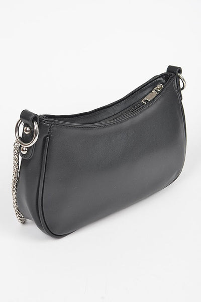 Vegan Leather Convertible Studded Shoulder Bag (2 colors)