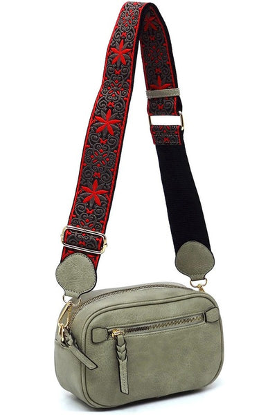 Guitar strap Crossbody Bag- 10 colors