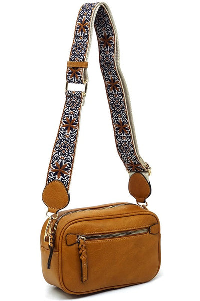 Guitar strap Crossbody Bag- 10 colors