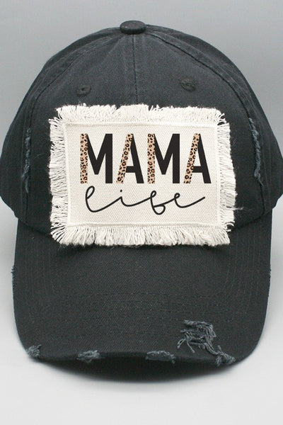 Leopard Mama Life Patch Hat