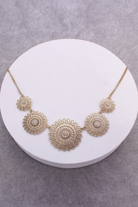 Bohemian Flower Necklace