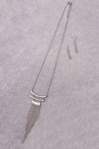 Bohemian Metal Tassel Necklace
