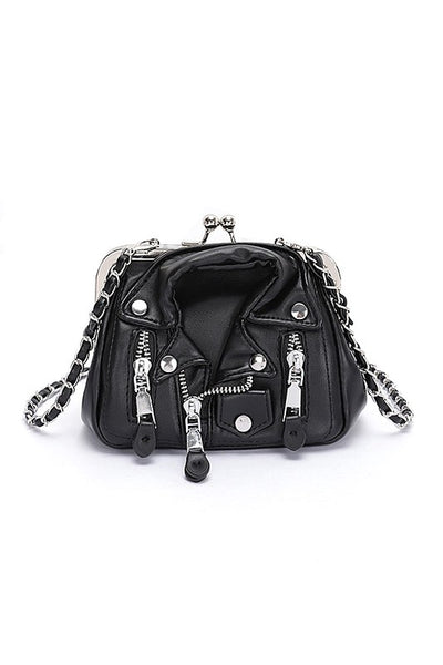 Iconic Leather Jacket Swing Bag (4 colors)