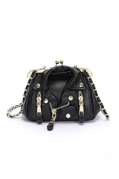 Iconic Leather Jacket Swing Bag (4 colors)