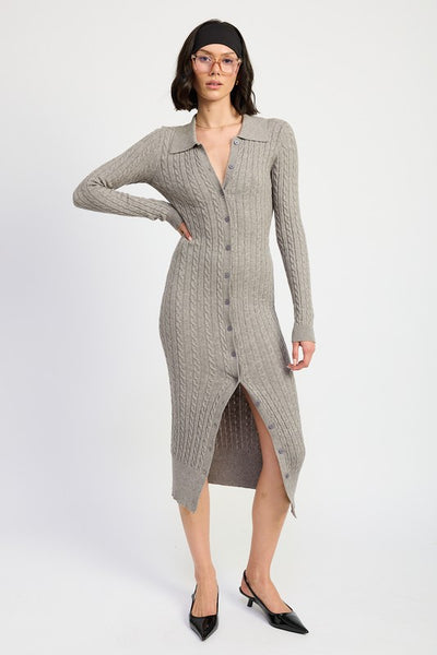 Cable Knit Dress