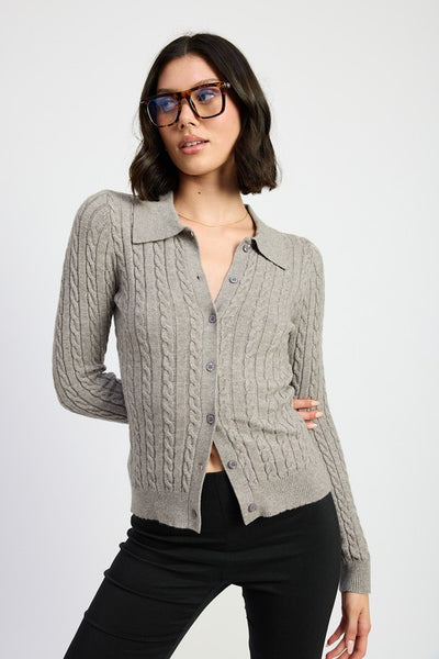 Cable Knit Cardigan