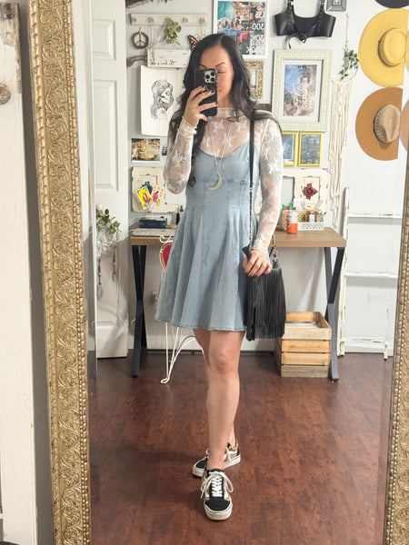 Size Small // Personal Closet SOME Stretchy Denim Mini