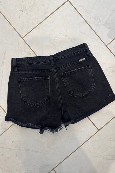 Size Medium (women's 4) SAMPLE // Kancan Black Shorts NEVER WORN