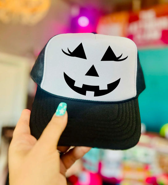 Happy pumpkin Face - Foam Trucker Cap