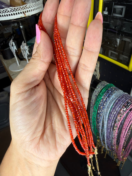 2mm Natural Crystal Choker Necklace 💎