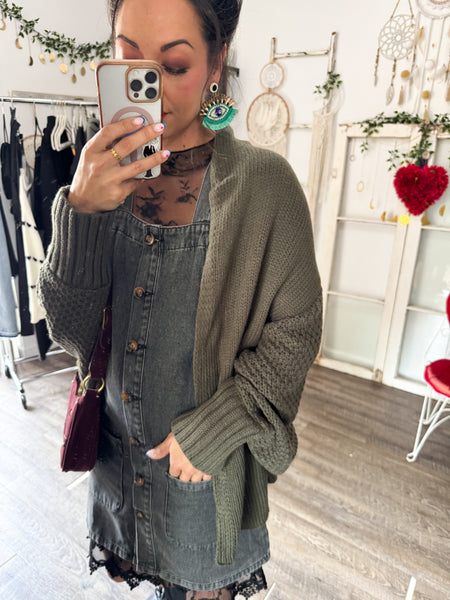 Bat Wing Knit Cardigan (5 Colors)