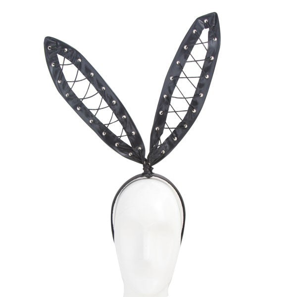 BLACK BUNNY HEADBAND