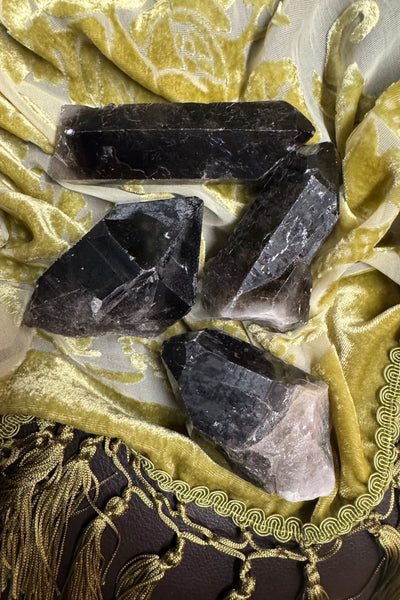 Large Raw Smoky Quartz Points