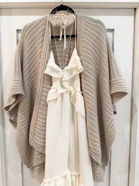 The Wanderess Rib Knit Ruana 🌿 4 colors