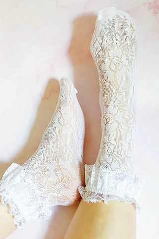 Coquette Lace Socks Set Of 2 Pairs