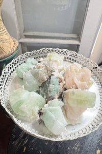 Green Apophyllite Cluster Crystal