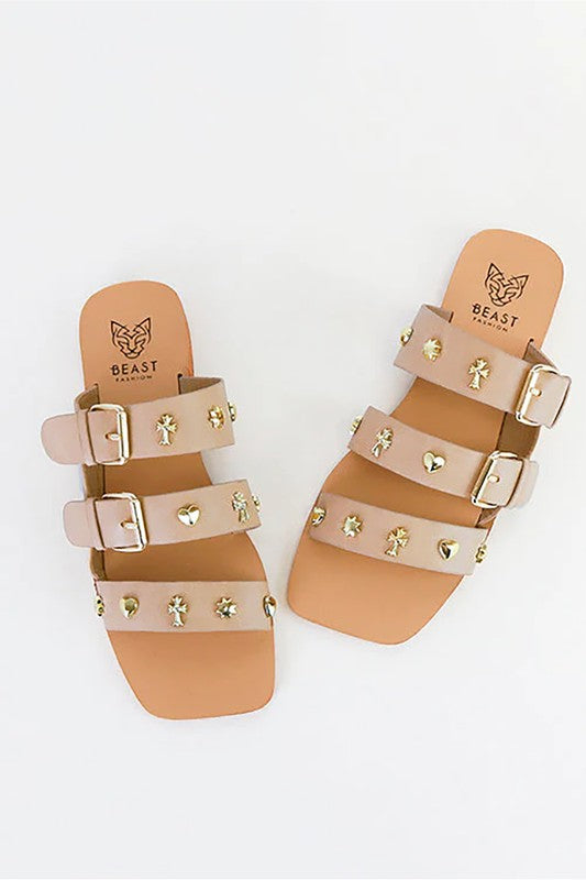 Studded Sandals