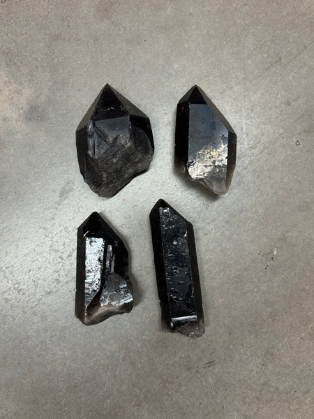 Large Raw Smoky Quartz Points