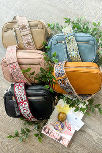 Guitar strap Crossbody Bag- 10 colors