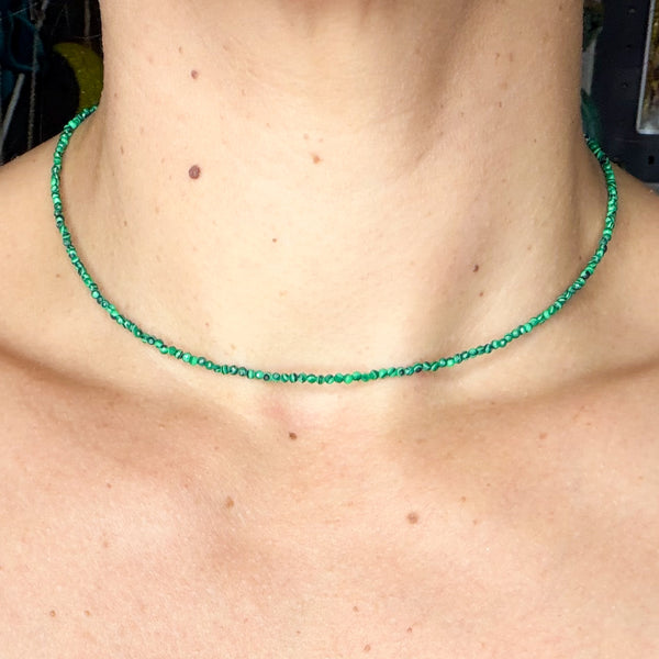 2mm Natural Crystal Choker Necklace 💎
