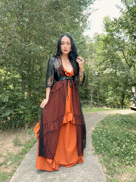 Ruffled Halter Neck Maxi Dress (9 colors) 🚨 please read description for shipping times.