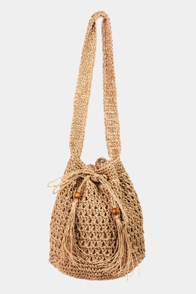 SAMPLE Straw Bucket Bag