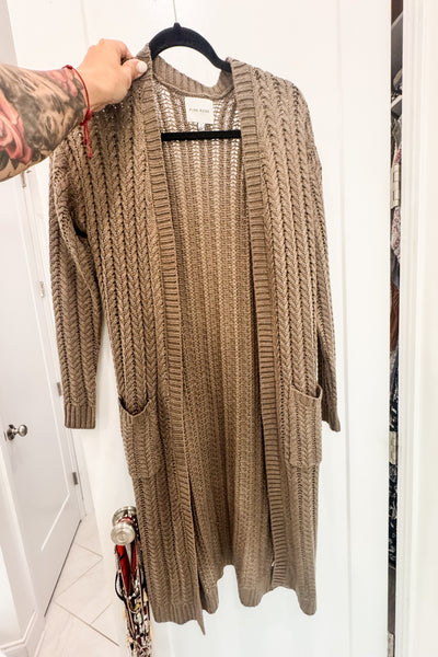 Size Small // Mocha Duster