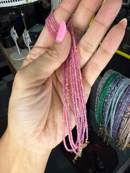 2mm Natural Crystal Choker Necklace 💎