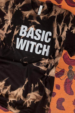 Basic Witch Bleached Tee