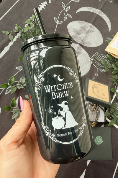 Witches Brew Black Acrylic Libby Cup