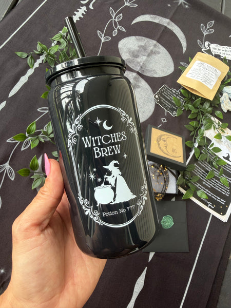 Witches Brew Black Acrylic Libby Cup