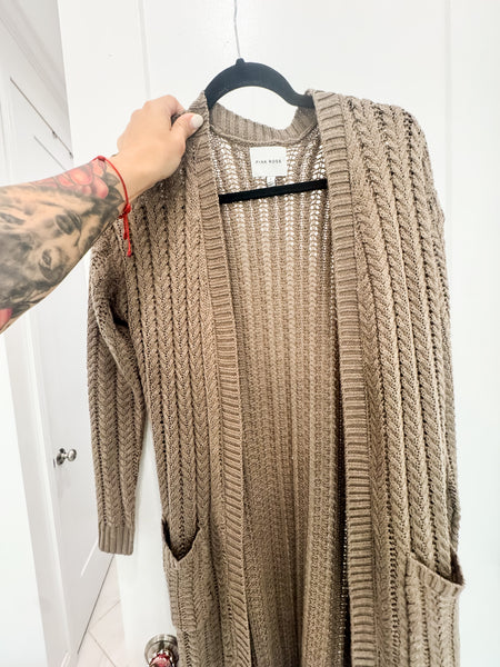 Size Small // Mocha Duster