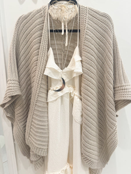 The Wanderess Rib Knit Ruana 🌿 4 colors
