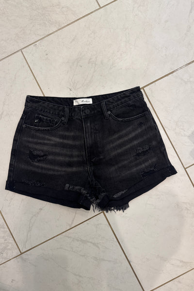 Size Medium (women's 4) SAMPLE // Kancan Black Shorts NEVER WORN