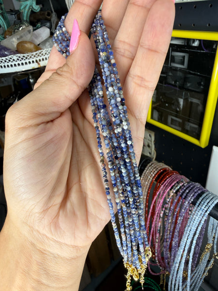 2mm Natural Crystal Choker Necklace 💎