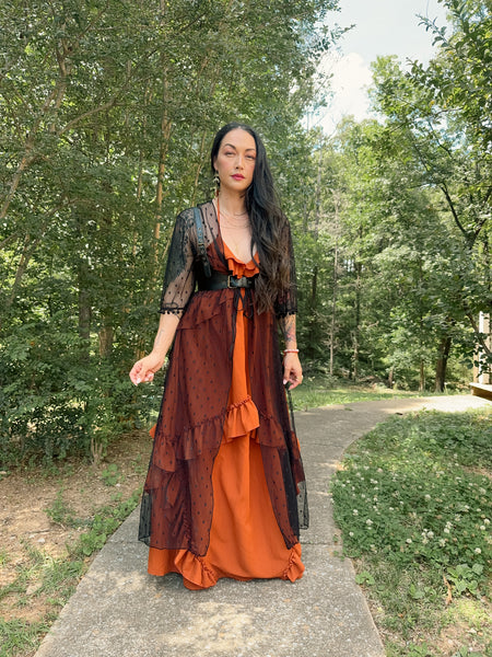 Ruffled Halter Neck Maxi Dress (9 colors) 🚨 please read description for shipping times.