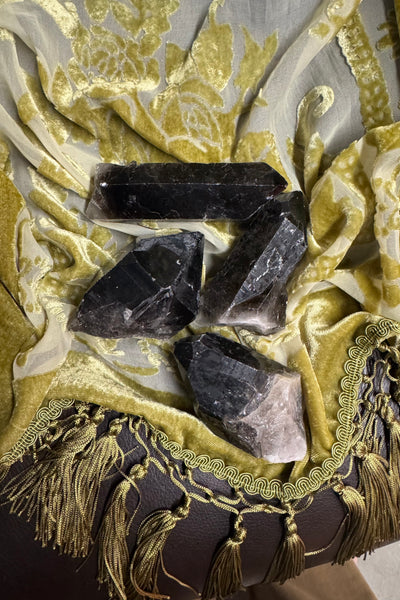 Large Raw Smoky Quartz Points