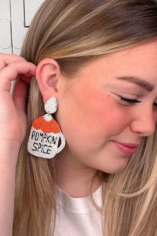 Pumpkin Spice Earrings