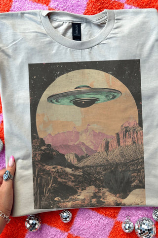 My Ride Is Here Cream Tee