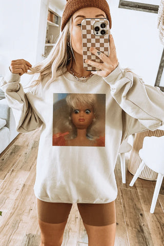 OMG Doll Cream Sweatshirt