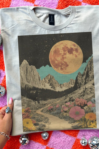 Disco Pop Moon Cream Tee