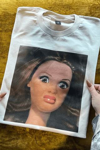 Disgusted Doll Cream Tee